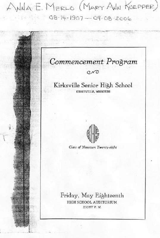 Mary Ann Merlo's Commencement 